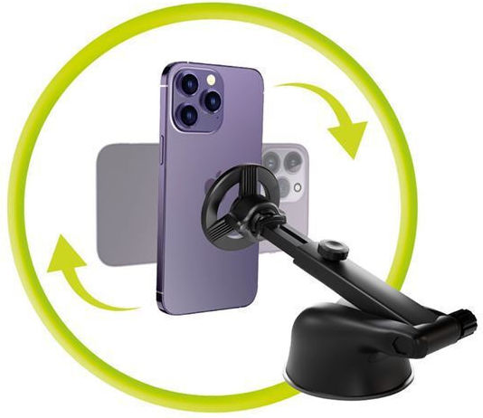 Mobile Origin Car Mobile Mount with Magnet MagSafe Black