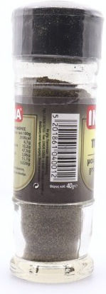 India Piper Negru măcinat în borcan de sticlă 40gr