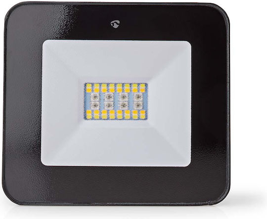 Nedis Rezistent la apă Proiector LED 20W Alb Rece 6500K WiFi IP65