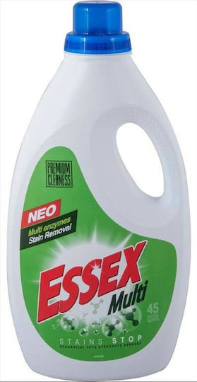 Essex Multi Stains Stop Συμπυκνωμένο Υγρό Απορρυπαντικό Ρούχων 2.5lt (45 Μεζούρες)