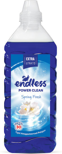Endless Power Clean Υγρό Απορρυπαντικό Ρούχων με Άρωμα Spring Fresh 1.85lt (30 Μεζούρες)
