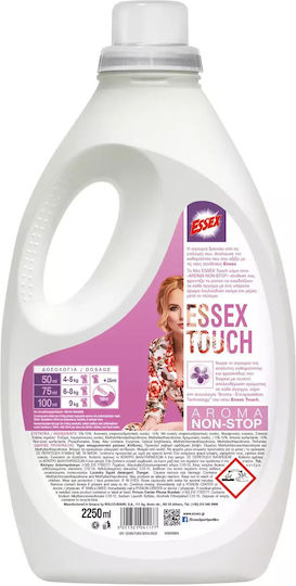 Essex Touch Aroma Non-Stop Перилен препарат за дрехи с аромат Λεβάντα 2.25lt (45 Мерителни чаши)