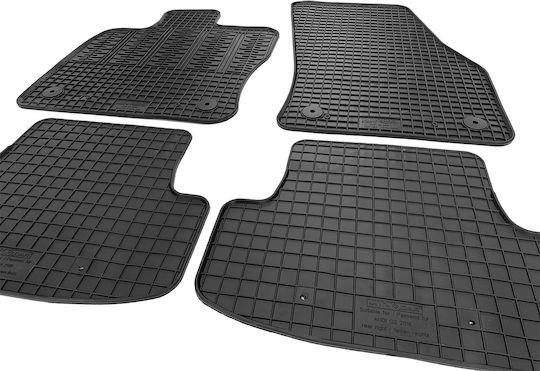 Cik Set of Front and Rear Mats 4pcs for Audi Q2 2017+ Black