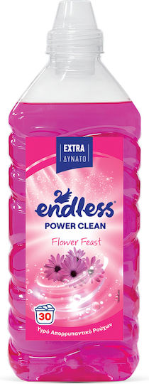 Endless Power Clean Υγρό Απορρυπαντικό Ρούχων με Άρωμα Flower Feast 1.85lt (30 Μεζούρες)