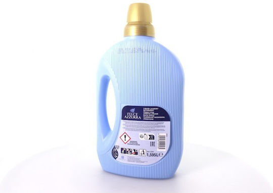 Felce Azzurra Concentrated Liquid Detergent with Fragrance Sapone Di Aleppo for Whites & Coloreds Clothes 1.595lt (29 Measuring Cups)