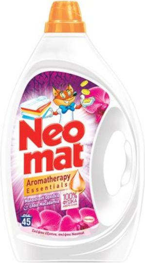 Neomat Aromatherapy Υγρό Απορρυπαντικό Ρούχων με Άρωμα Μαλαισιανή Ορχιδέα 25lt (45 Μεζούρες)