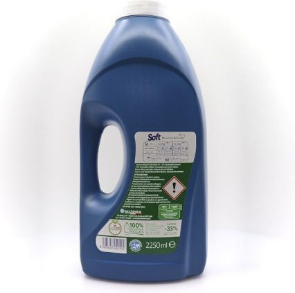 Soft Υγρό Απορρυπαντικό Ρούχων με Άρωμα Muschio Delicato 2.25lt (45 Μεζούρες)
