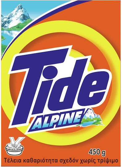 Tide Απορρυπαντικό Ρούχων σε Σκόνη για Πλύσιμο στο Χέρι 0.45kg (3 Μεζούρες)