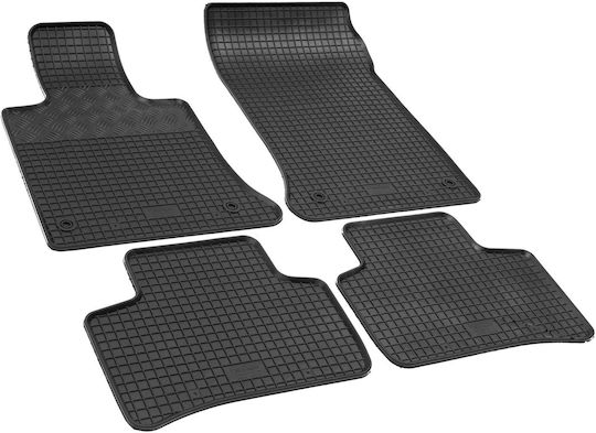 Rigum Set of Front and Rear Mats 4pcs for Mercedes-Benz GLK 2009+ Black