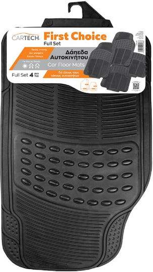 Cartech Front Mats 4pcs Black