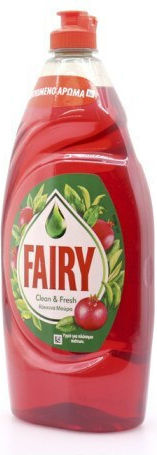 Fairy Clean & Fresh Lichid de Vase cu Aromă Mure roșu 1x900ml