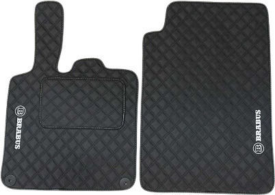 3Lines Μπροστινά Πατάκια 2τμχ για Smart ForTwo 451 Brabus Μαύρα