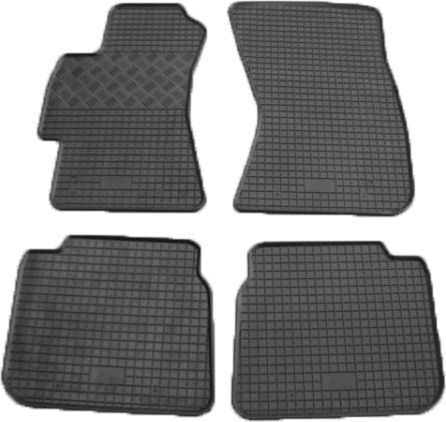 Rigum Set of Front and Rear Mats 4pcs for Subaru Legacy 2003-2009 Black