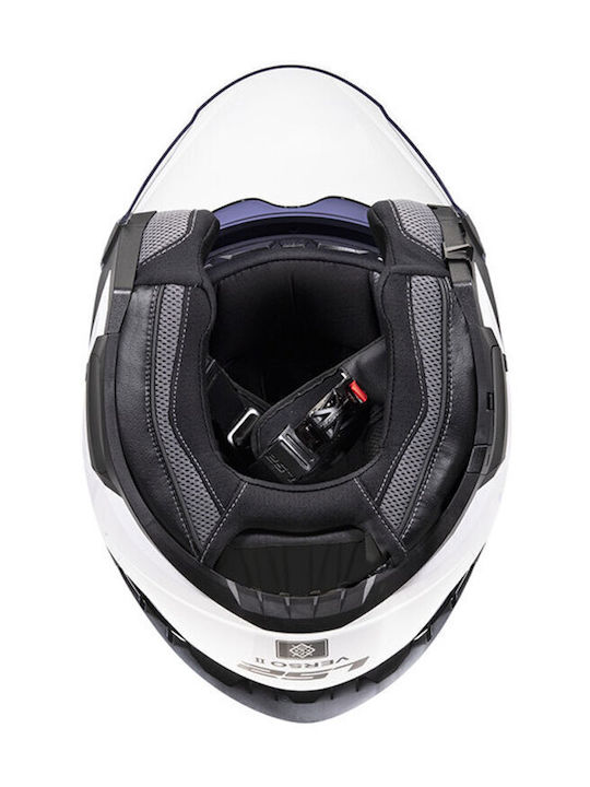 LS2 Verso II White Motorradhelm Jet ECE 22.06 1500gr mit Sonnenblende