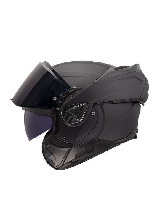 LS2 Advant II Sophia Matt Black-Pink Motorcycle Helmet Flip-Up ECE 22.06 1750gr with Pinlock and Sunvisor
