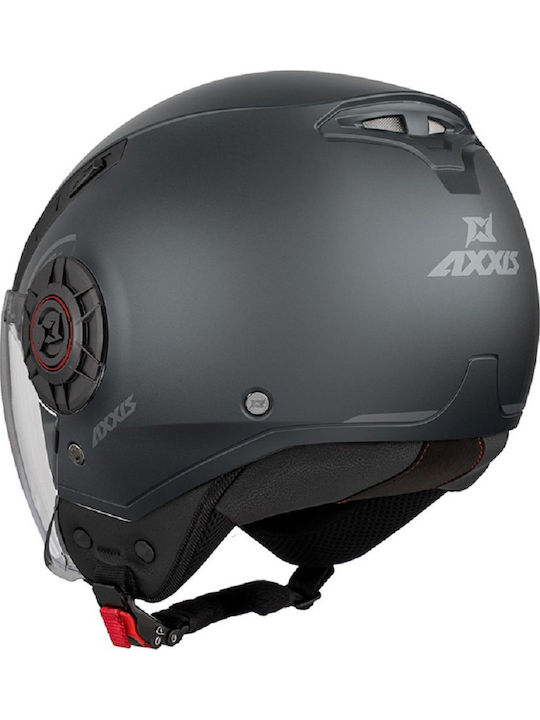 Axxis Metro S Black Matt Motorcycle Helmet Jet ECE 22.06 1200gr