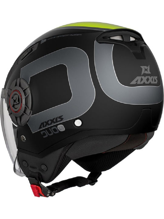 Axxis Metro S Black Matt Motorcycle Helmet Jet ECE 22.06 1200gr