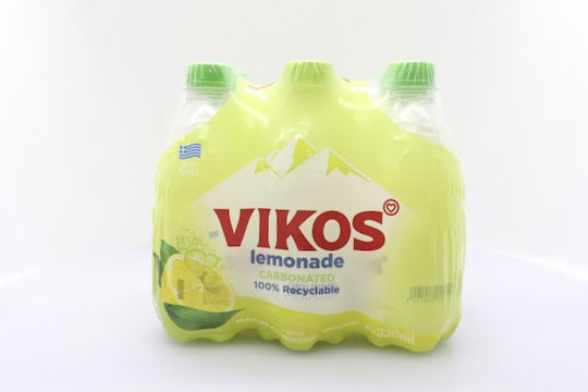 Βίκος Λεμονάδα με Ανθρακικό σε Μπουκάλι 6x330ml