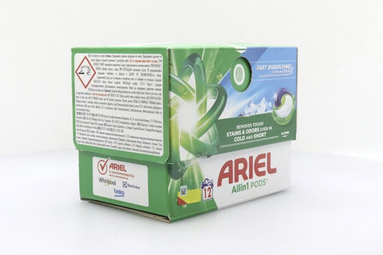 Ariel Alpine 12 Κapseln Geschirrspülmittel