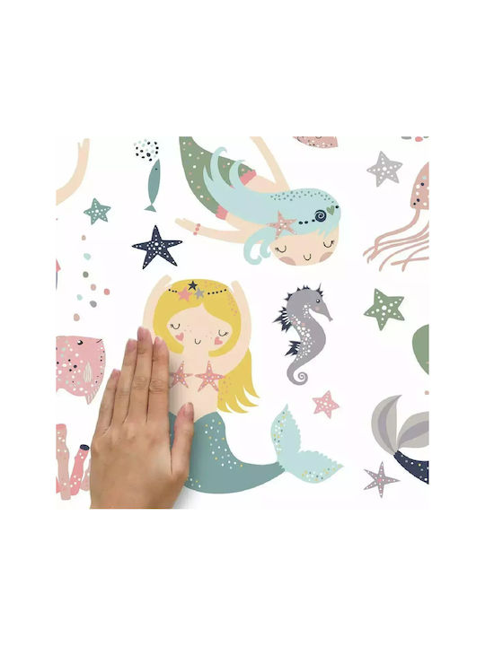 RoomMates Decor Kids Wall Sticker Mermaids Pastel