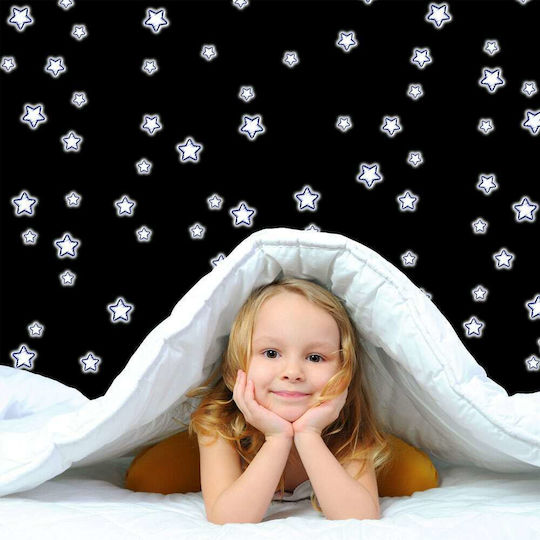 Ango Kids Foam Vinyl Glow-in-the-Dark Wall Sticker Glow Star S 21pcs