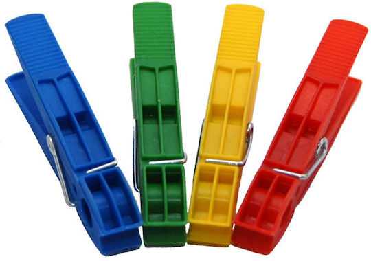 Sidirela Clothespins made of Plastic 24pcs Multicolour