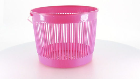 Cyclops Basket for Clothespins made of Plastic Blue