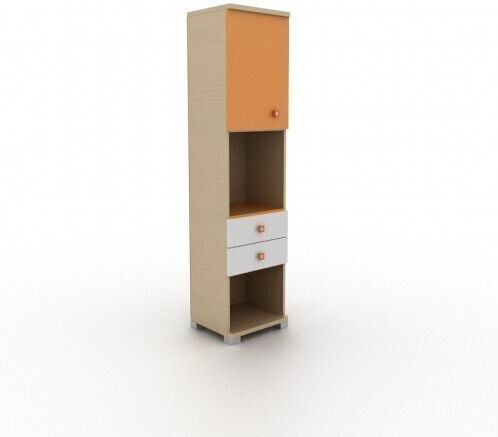 Bookie 05 Bücherregal Boden Rosa 45x39x185cm