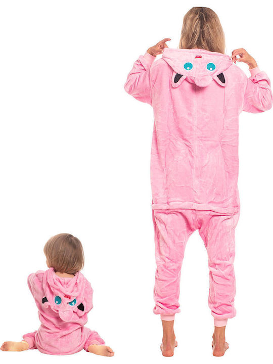 Pijama întreagă pentru copii Pink