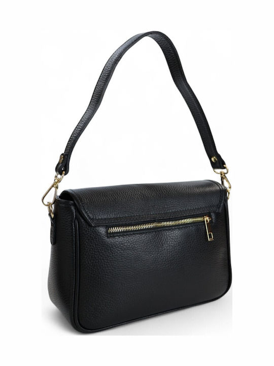 Leather Women's Bag Crossbody Black