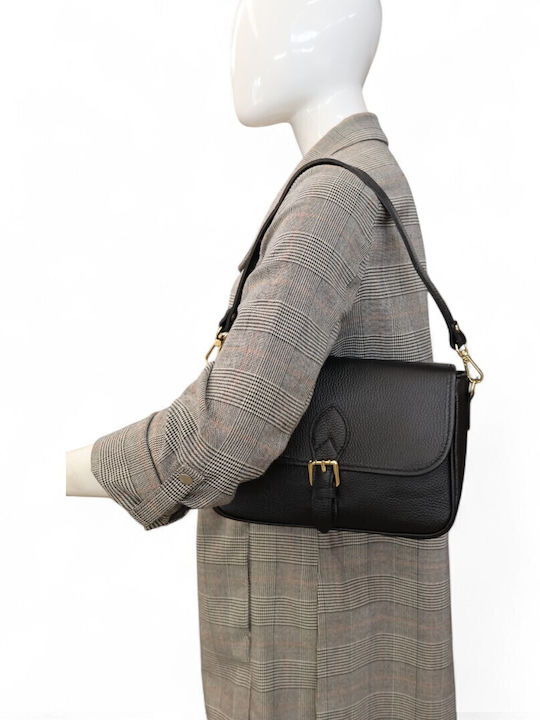 Leather Women's Bag Crossbody Black