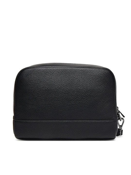 Central Pouch Herrentasche Schulter / Crossbody Schwarz