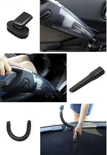 Xtrobb Car Handheld Vacuum Dry Vacuuming with Power 50W Rechargeable 12V Beige