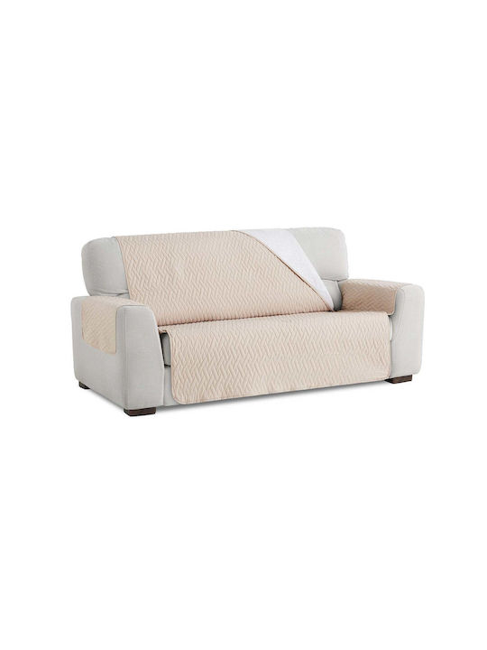 Sofazip Wasserdicht Elastische Abdeckung für Vier-Sitzer-Sofa Beige 200εκ. 1Stück SZMATIMPPLUSBEJ