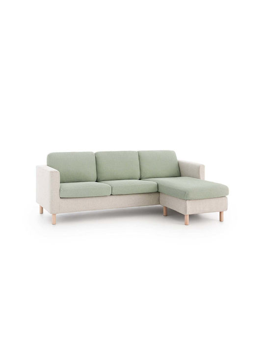 Sofazip Ελαστικό Κάλυμμα Τριθέσιου Καναπέ Mint Color 185εκ.