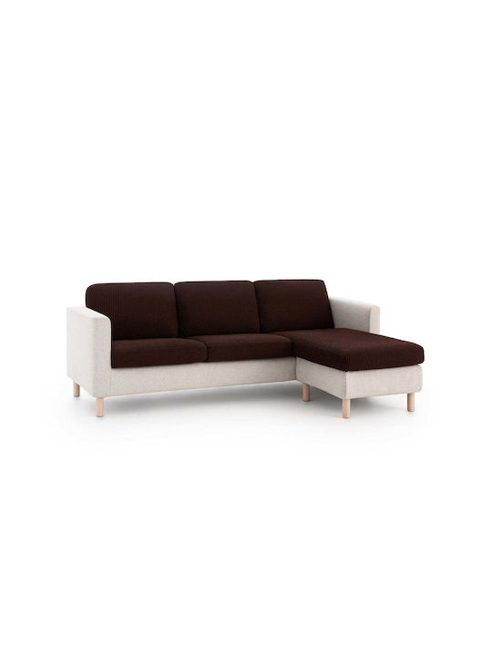 Sofazip Elastic Cover for Stool Brown 65εκ. 1pcs SZCUSHMAR