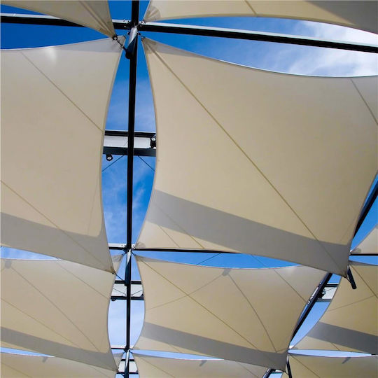 4x3 M Shade Sail Terrace Balcony Waterproof UV Protection Cream