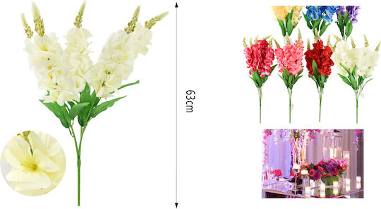 Künstliche Blumen Hochzeit Garten Zuhause 63cm