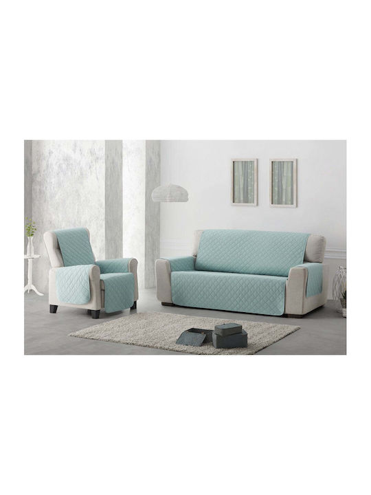 Sofazip Elastic Cover for Five-Seater Sofa Mint-beige 240εκ. 1pcs SZMATMINTBE