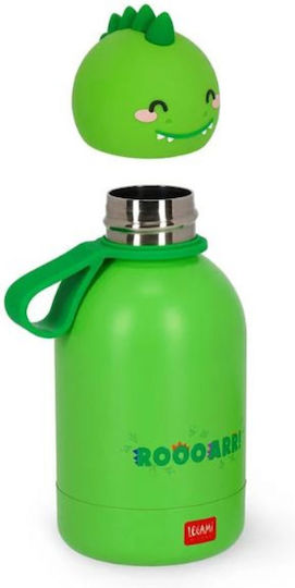 Legami Milano Kids Water Bottle Thermos Dinosaur Stainless Steel Kids Bottle 310ml