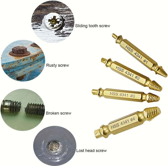 WorkPro Puller Set for Screws 6pcs