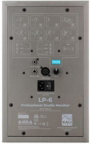 Kali Audio LP-6 Studio Monitor Lautsprecher 6,5" 80W Stück Graue