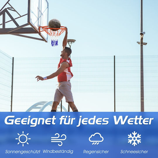 Costway Kids' Basketball Hoop Outdoor Wall Mount with Ball