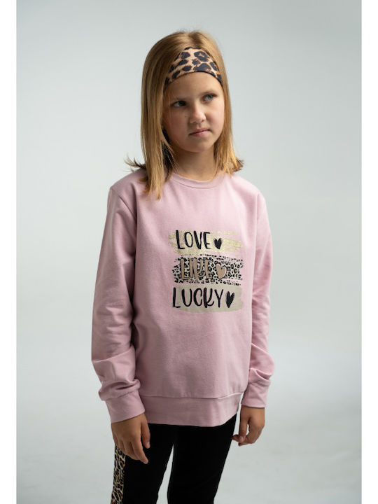 Kinder-Set mit Leggings Winter 2Stück Pink