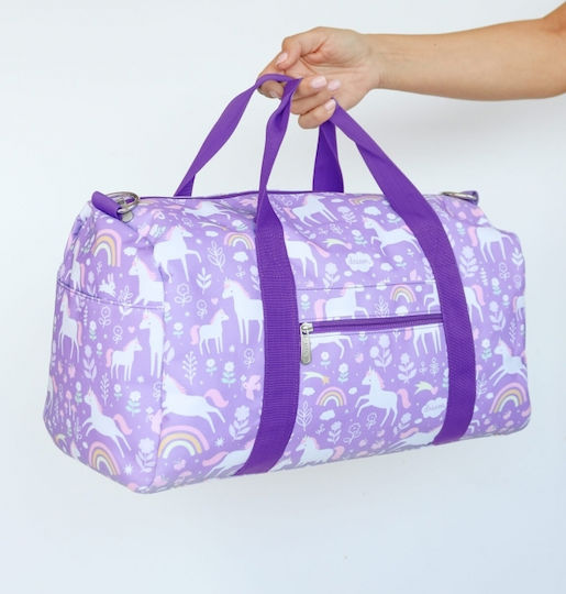 A Little Lovely Company Sack Voyage Back 26lt Lila Fabric L46xW22.5xH25cm