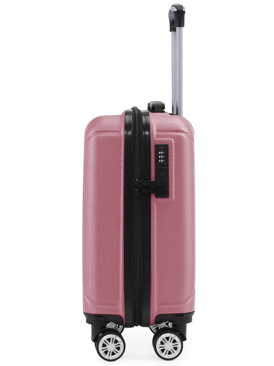 Quasar Valiză de Călătorie Cabină Dură Powder Pink cu 4 roți Înălțime 40cm