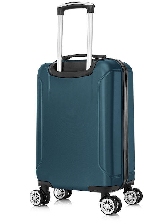 Quasar Children's Travel Suitcase Hard Petrol Blue with 4 Wheels