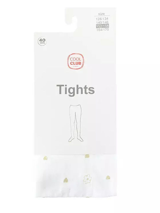 Cool Club Детски Чорапогащник White, Gold