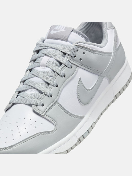 Dunk Low Retro Мъжки Сникърси Бели / Light Smoke Grey