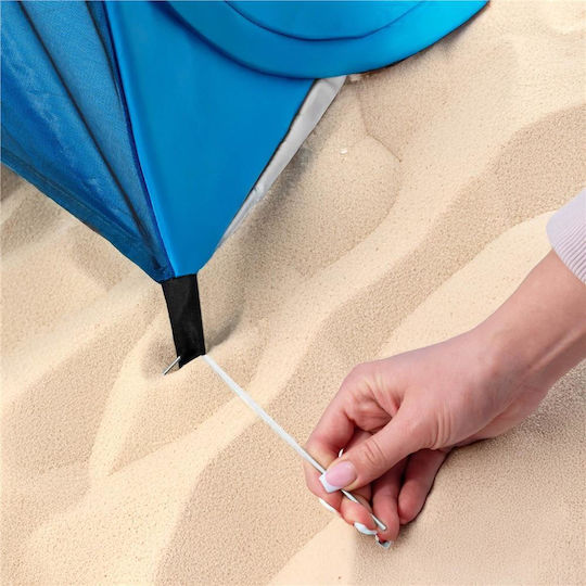 Pop Up Beach Tent for 4 People Blue